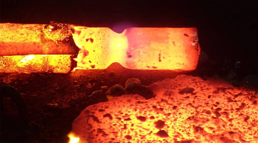 continuous casting machine process